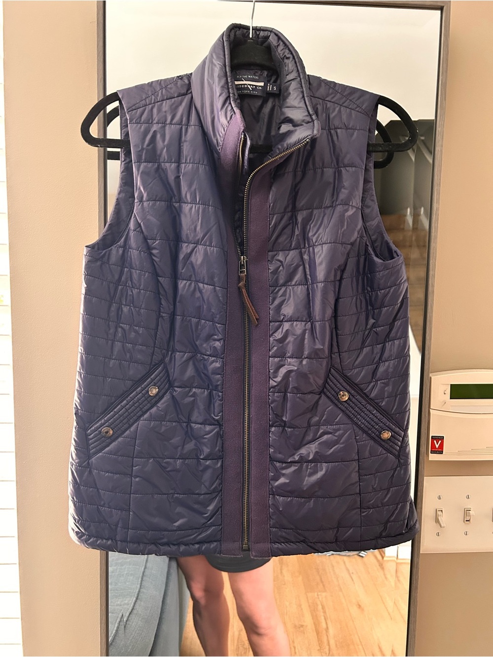 Guideboat Co Lightweight Quilted Vest - Navy